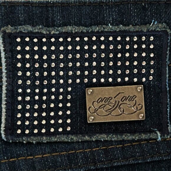 ONE 5 ONE Boot Cut Blue Jeans (Size 12) - Picture 6 of 7